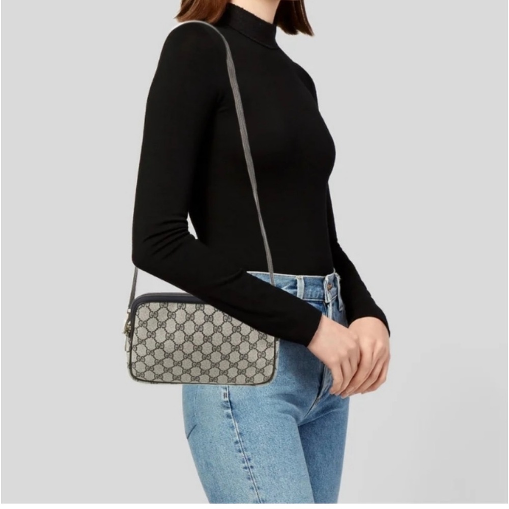 Vintage Gucci Monogram Canvas Crossbody